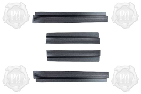 Русская Артель  Накладки на внутренние пороги Volkswagen Polo л/б 2020-2022г Skoda Rapid л/б 20-23г фото 3