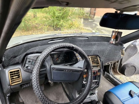 Накидка на панель ВАЗ 2110 старого образца карпет две части фото 5