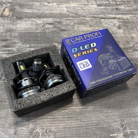 Carprofi D-LED  лампы LED 2шт D4S 12В 50W 5500K 6000Lm гарантия 6мес    фото 2