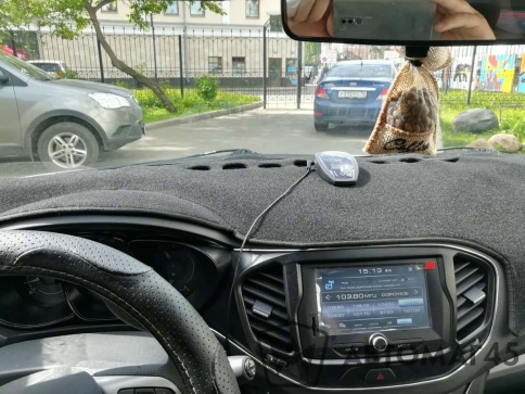 Накидка на панель Lada Vesta седан Веста Lada SW Vesta SW Cross  карпет  фото 2