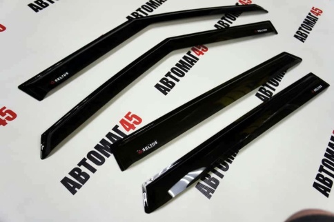 VAD  дефлекторы окон KIA Seltos Киа Селтос 2019-2022г комплект 4шт    фото 2