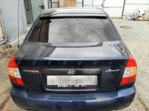 VAD дефлектор заднего стекла Hyundai Accent Тагаз Хендай Акцент Тагаз седан 1999-2012г     фото 6