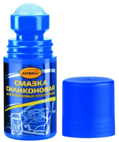 Астрохим  смазка силиконовая роликовый аппликатор 50мл    фото 1