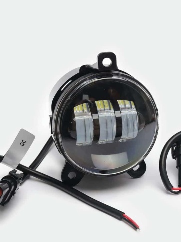 LTWay Фары противотуманные 3 линзы Лада Приора Газель LED 25W 4000LM 2шт гарантия 3 мес фото 3