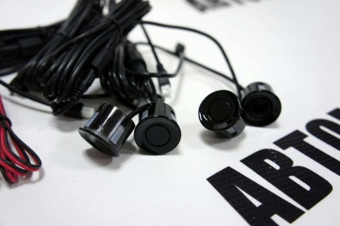 M5 Парктроник  4 датчика D 22мм черный    фото 2