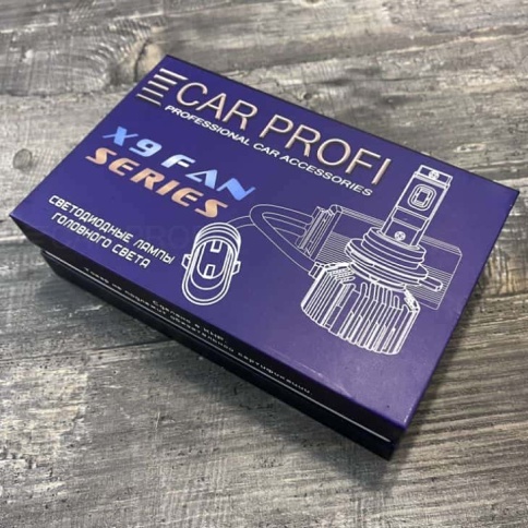 Carprofi X9 лампы LED 2шт HB3 (9005) 12В 40W 5000K 5000Lm гарантия 6мес    фото 2