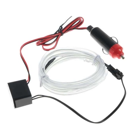 C2R Неоновая нить для подсветки салона LGX-W2 белый 2м фото 4