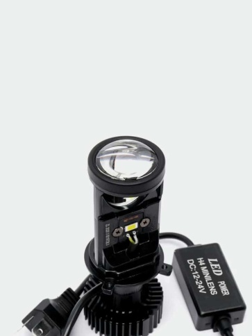 Y6 Max светодиодные лампы LED линза модуль 2шт H4 12В 30W 5500K 5500Lm с обманкой гар 4мес фото 4