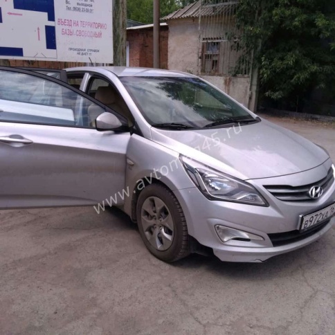 Авточехлы  Kia Rio Киа Рио 2011-2017г Hyundai Solaris 2011-2017г экокожа бежевый Седан    фото 3