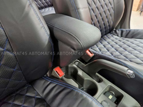 Подлокотник  Chevrolet Cobalt Шевроле Кобальт 2013-2022г/ Ravon R4 Равон Р4 2016-2020г экокожа    фото 5