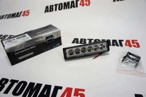 MYX  фара светодиодная 6000К 1200Lm 10-30V  6 диодов 18Вт рабочий свет 1шт гарантия 12 мес  фото 3