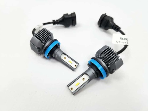 C2R V1 чип CSP LED 2шт H11 12В 6000К 2000Lm гарантия 4мес    фото 5