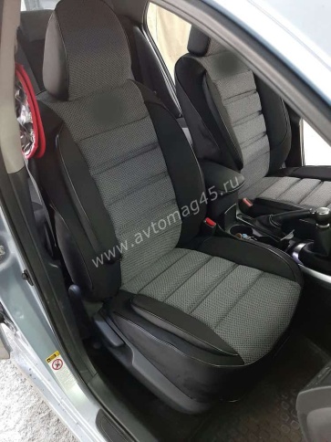 Авточехлы  Toyota Corolla Тойота Королла 2013-2019г кузов 160 180 жаккард серый Ижевск     фото 3