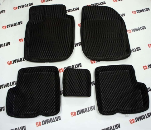 BORATEX  коврики в салон 3D EVA ЭВА Renault Duster 2010-2015г Nissan Terrano 2014-2022г комплект 5шт фото 5