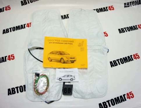 Обогрев сиденья вшивной Лада LADA Приора 1 поколение 2170 2171 2172 до 2014г гарантия 14 дн    фото 1