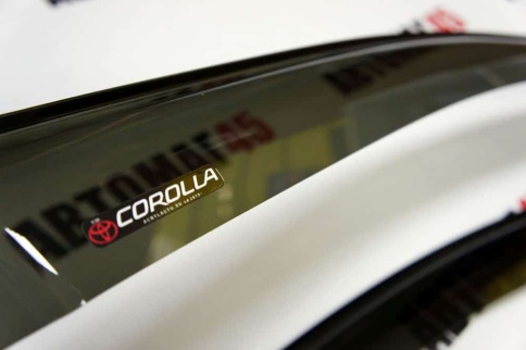 VAD  дефлекторы окон Toyota Corolla Тойота Королла 2018-2022г комплект 4шт    фото 2