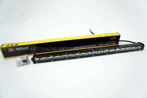 Ruzoom cветодиодная балка 10-30V рабочий свет сила 3960Lm тонкая Slim 18 диодов 54В гарантия 6мес фото 2