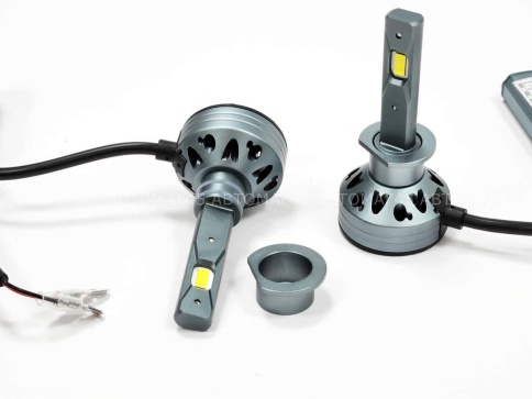 Ruzoom F9A-T2  светодиодные лампы LED 2шт H1 12В 60W 6000K 6000Lm гарантия 6мес    фото 6