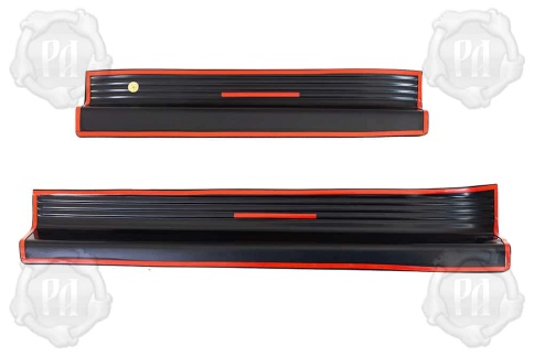 Русская Артель  Накладки на внутренние пороги Volkswagen Polo л/б 2020-2022г Skoda Rapid л/б 20-23г фото 2