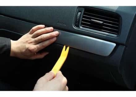 GUA ERLE  набор инструментов для снятия обшивки и клипс 4 предмета S225   фото 2