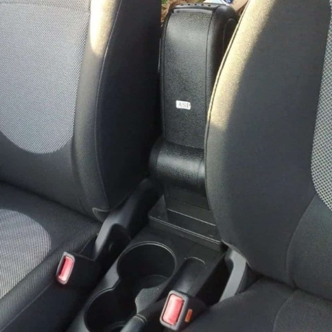 Подлокотник  Kia Rio Киа Рио 2011-2017г штатный вставной в подстаканник фото 4