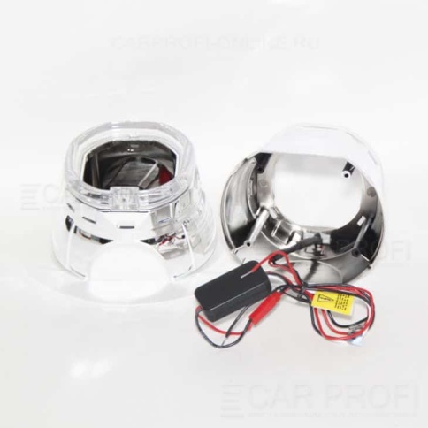 Carprofi  маска для билинзы 2.5"LED CREE SQUARE    фото 5