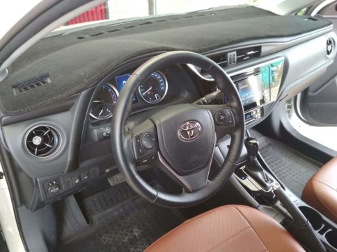 Накидка на панель Toyota Corolla Тойота Королла 2013-2019г кузов 160 180 карпет  фото 1