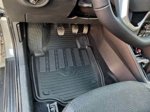 Rezkon  Коврики в салон Volkswagen Polo Лифтбэк c 2020г Skoda Rapid c 2012г комплект 4шт    фото 2