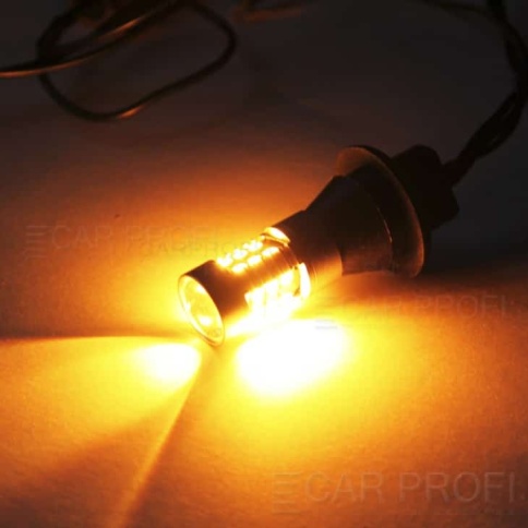 Carprofi  Лампа светодиодная P21W Дхо и поворотник 31 SMD гарантия 3 месяца CP-3030 new фото 5