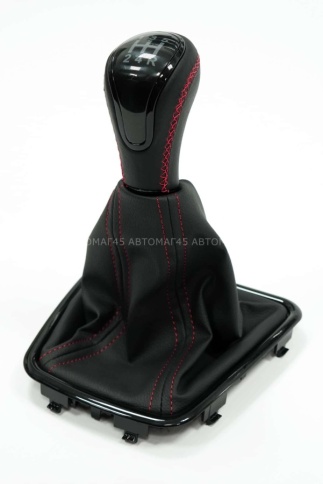 SALMAN Ручка КПП 2190 2192 2194 Lada Granta Гранта с красной ниткой с пыльником    фото 6