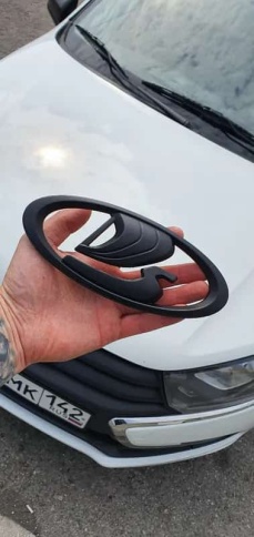 TLT Эмблема решетки Черный матовый Лада Vesta Granta FL Lada X-ray Largus FL Нива Урбан Нива Legend фото 2