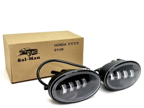 SALMAN  2 реж. 3000 6000K Фары п/туманные Honda LED 50W 4800LM 2шт гаран. 6 мес фото 1