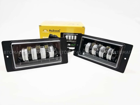 Ruzoom  Фары противотуманные 7 линз ВАЗ 2110 2112 2113 2115 Нива Шевроле 40W 6000LM 2шт гарант 3 мес фото 1