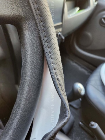 Maximal  оплетка руля экокожа черная ромб плетенка размер 37-39см JJ-109-BLBL  фото 3