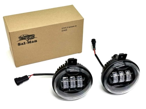 SALMAN  Фары п/туманные 3 линзы Chevrolet Cruze Шевроле Круз LED 50W 2шт гарантия 6мес  фото 1