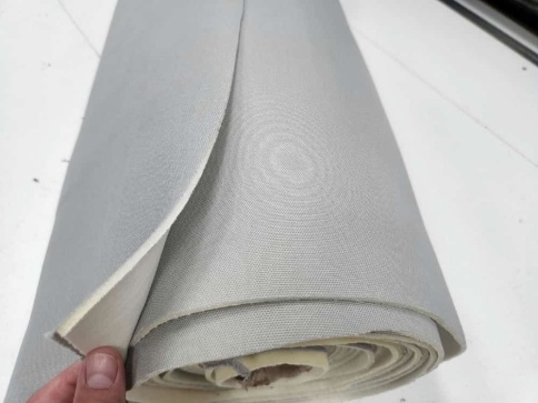 Материал потолочный R2 на сетке серый 3мм 1м х1,7м шаг 0,5метра   фото 5