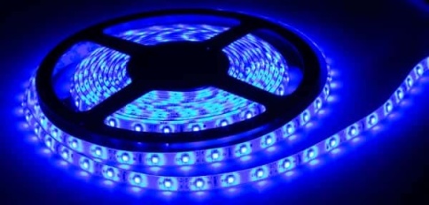 Skyway Лента  светодиодная синяя 300 SMD Т5050 1м    фото 2