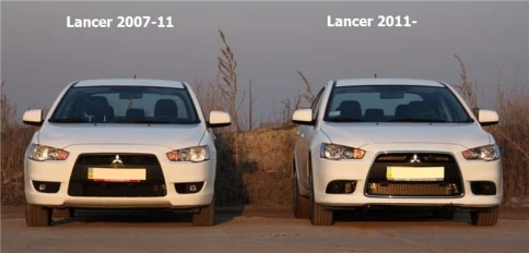 Фары  противотуманные Mitsubishi Lancer 10 2007-2011г 2 туманки 2 рамки HY 307 фото 6