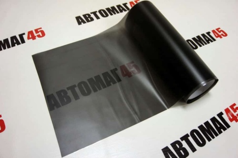 Пленка  для фар матовая черная 1м х 0,3м    фото 1