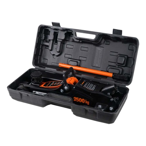 KINGQUEEN  домкрат 2,5т гидравлический подкатной высота 85-380мм    фото 3