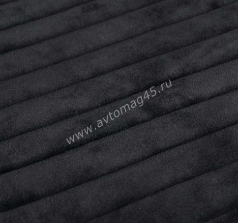 Страйпс  Накидки на сиденье без спинки велюр полоска черный комплект 5шт   фото 2
