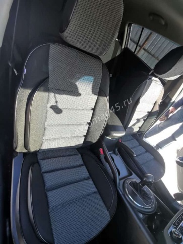 Авточехлы  Kia Sportage Киа Спортаж 2010-2016г Hyundai ix35 9-15г жаккард серый комплект Ижевск   фото 4