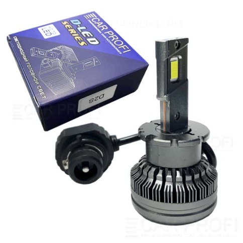 Carprofi D-LED  лампы LED 2шт D2S 12В 50W 5500K 6000Lm гарантия 6мес    фото 6