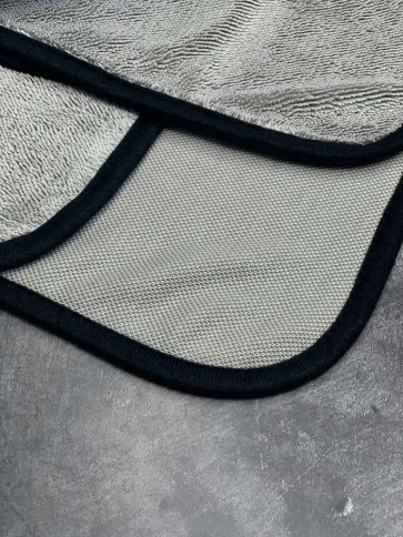 Smart monster микрофибровое полотенце для сушки кузова серый 50*60см 1шт    фото 3