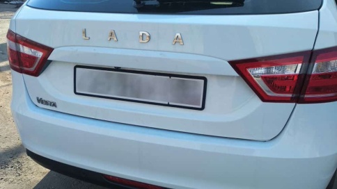 Dollex  рамка номерного знака силиконовая без основы черная 1шт    фото 3