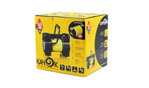 Качок К90х2С компрессор 57л мин 14А 10Атм 2х-цилиндровый гарантия 1год    фото 2