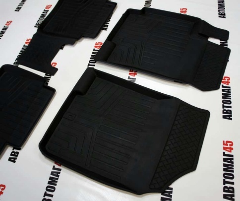 Коврики  в салон Hyundai Solaris 2011-2017г Kia Rio 2011-2017г Hyundai I20 комплект 4шт    фото 3