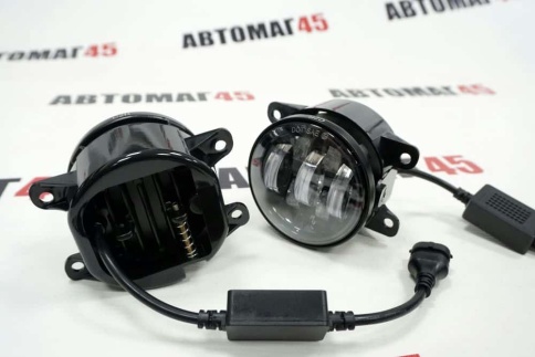 C2R  Фары п/туманные 7 линз LED Vesta Веста Лада X-Ray иномарки LED 50W 5000LM 2шт гарантия 3мес фото 3