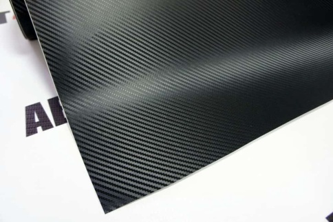 KSF  Автовинил 3D карбон мелкий черный 1м х 1,5м    фото 4