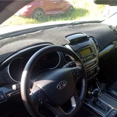 Накидка на панель Kia Sorento Киа Соренто 2009-2021г карпет Maximal фото 3